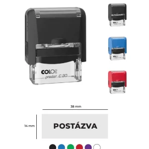 FIX szavas bélyegző - "Postázva"